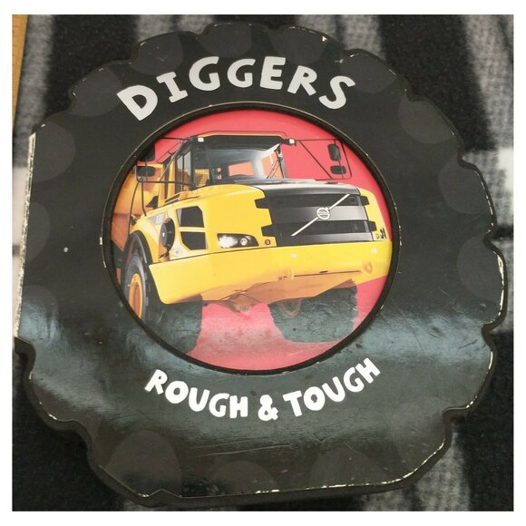 Diggers Rough and Tough Toddler Board book - Picture 3 of 5